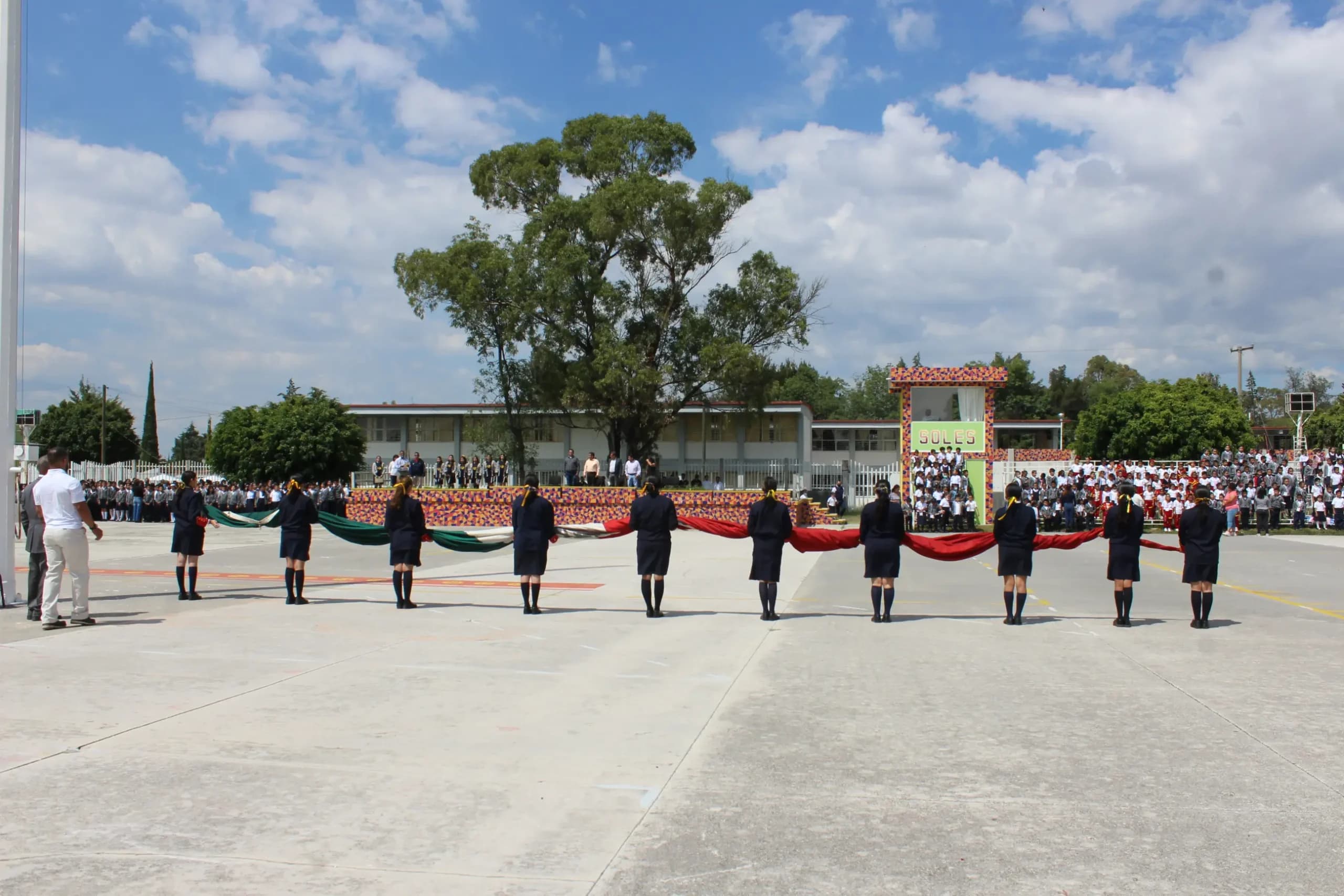 Ceremonia SOLES del Centro Escolar 5 de Mayo